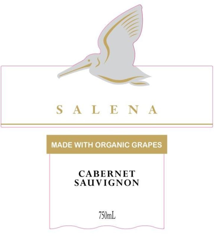 Salena Estate Organic Cabernet Sauvignon 2014 Front Label