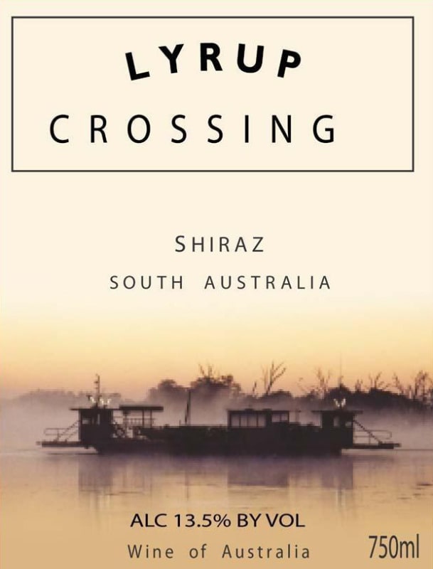 Salena Estate Lyrup Crossing Shiraz 2008 Front Label