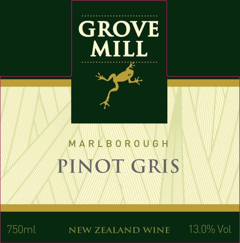Grove Mill Pinot Gris 2010 Front Label