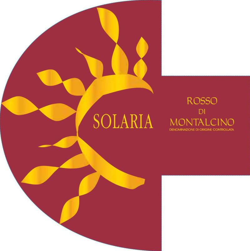 Solaria Patrizia Cencioni Rosso di Montalcino 2014 Front Label