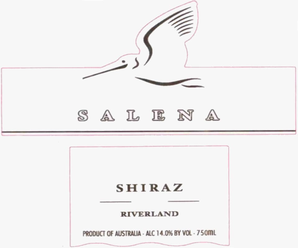 Salena Estate Shiraz 2007 Front Label