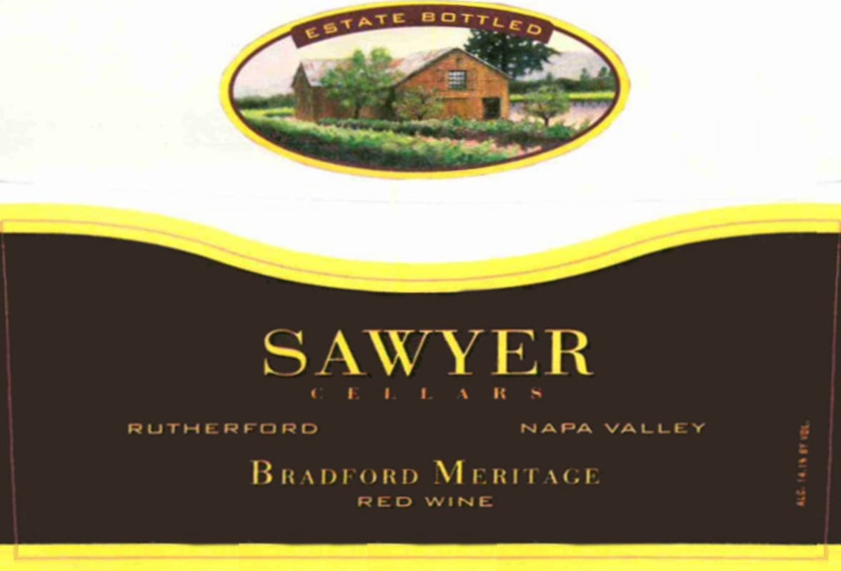 Sawyer Cellars Bradford Meritage 2010 Front Label