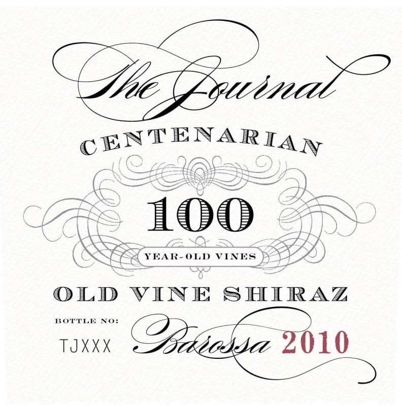 Saltram Wines The Journal Centenarian Old Vine Shiraz 2010 Front Label