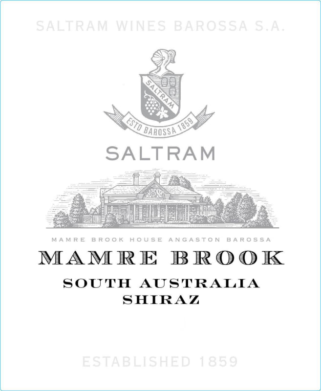 Saltram Wines Mamre Brook Shiraz 2013 Front Label