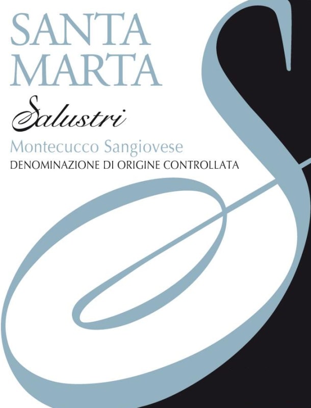 Salustri Montecucco Santa Marta Sangiovese 2010 Front Label