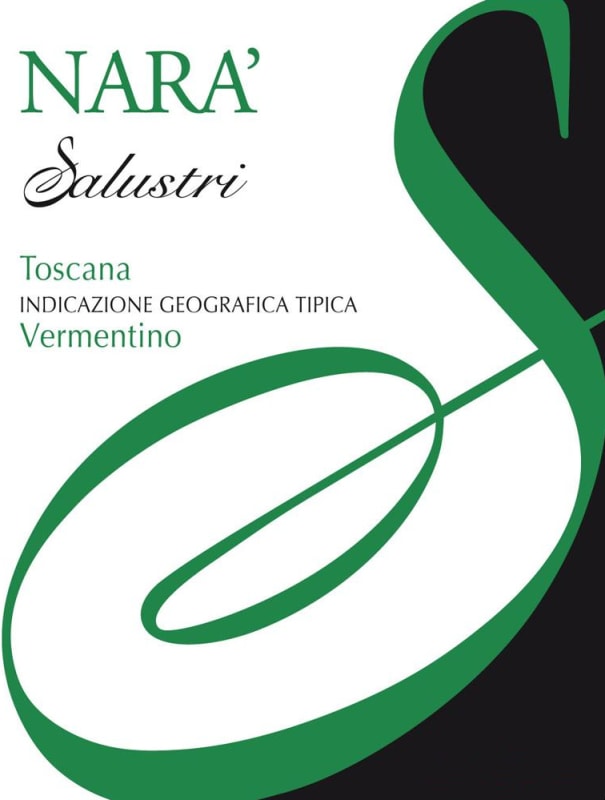 Salustri Toscana Nara Vermentino 2014 Front Label