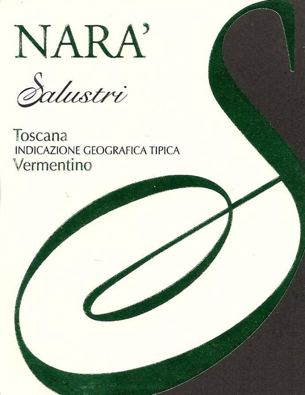 Salustri Toscana Nara Vermentino 2010 Front Label