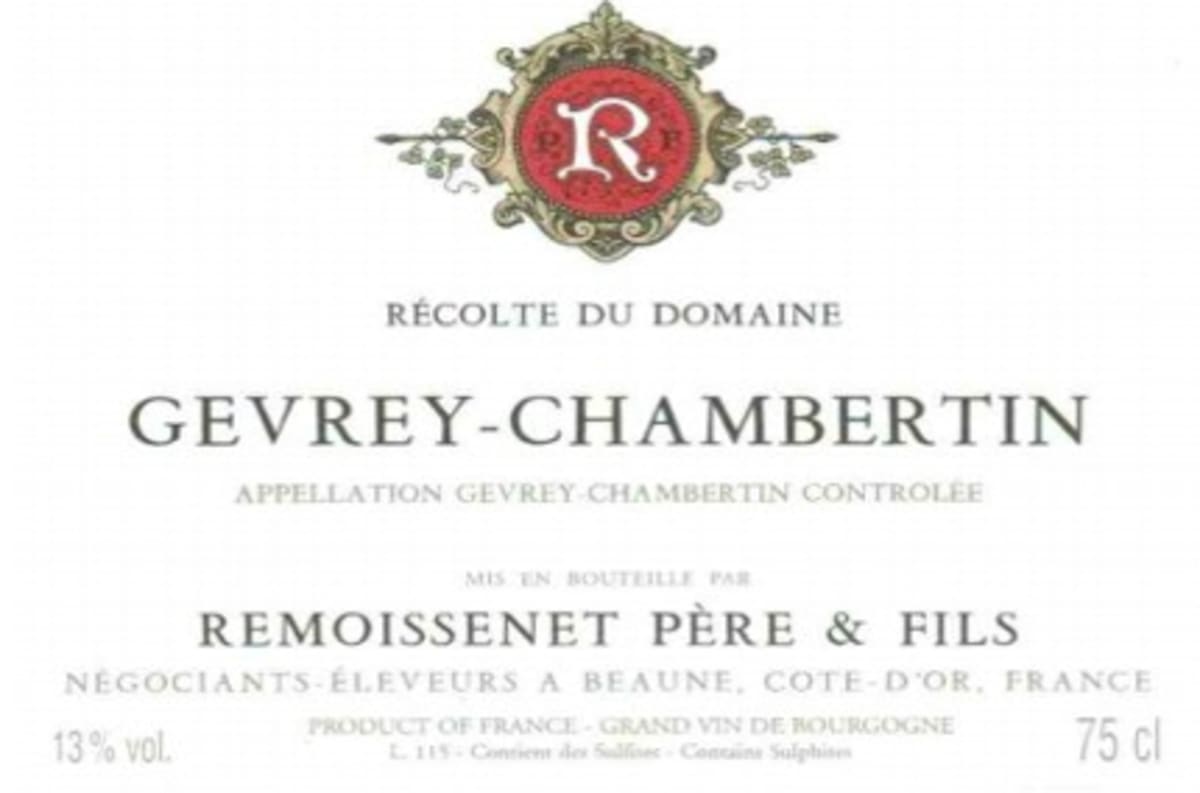 Remoissenet Gevrey-Chambertin 2011 Front Label
