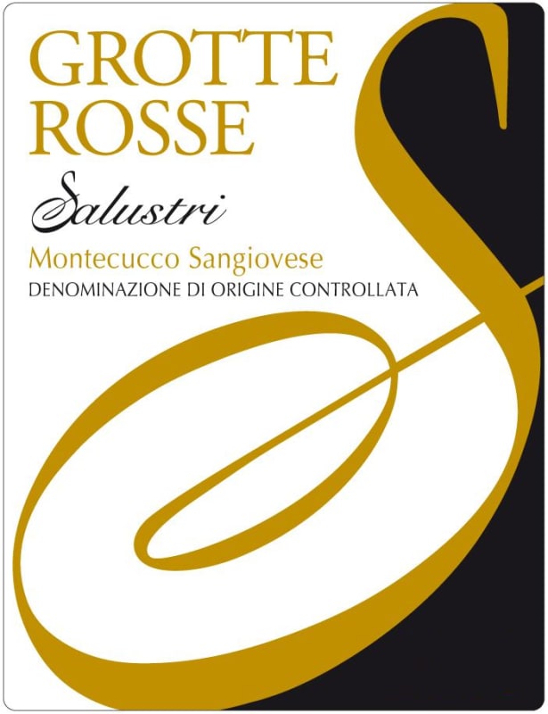 Salustri Montecucco Grotte Rosse Sangiovese 2009 Front Label