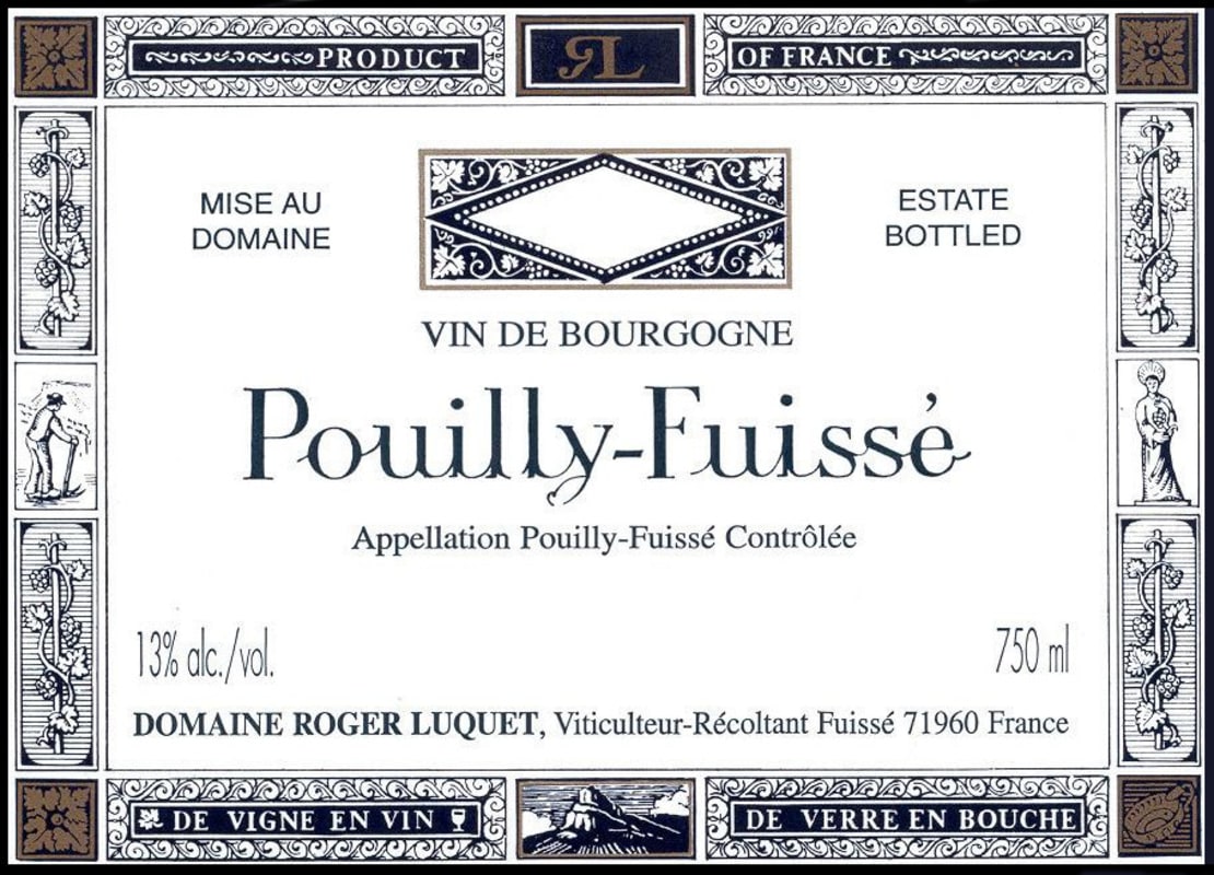 R. Luquet Pouilly - Fuisse 2008 Front Label