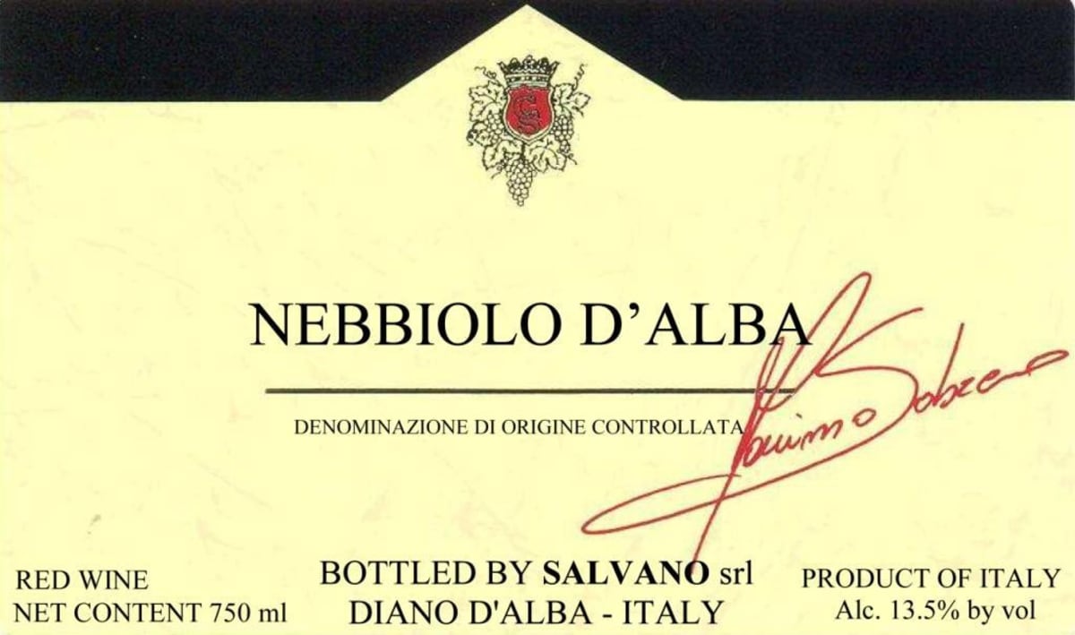 Champagne Clergeot Nebbiolo d'Alba 2014 Front Label
