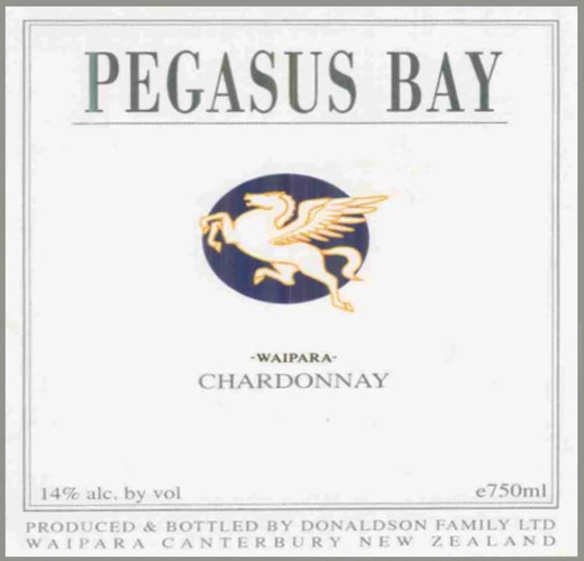 Pegasus Bay Chardonnay 2008 Front Label