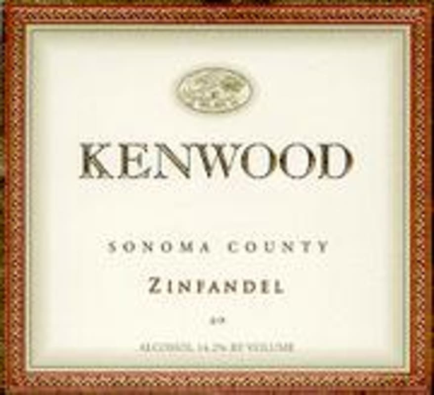 Kenwood Sonoma Zinfandel 1999 Front Label