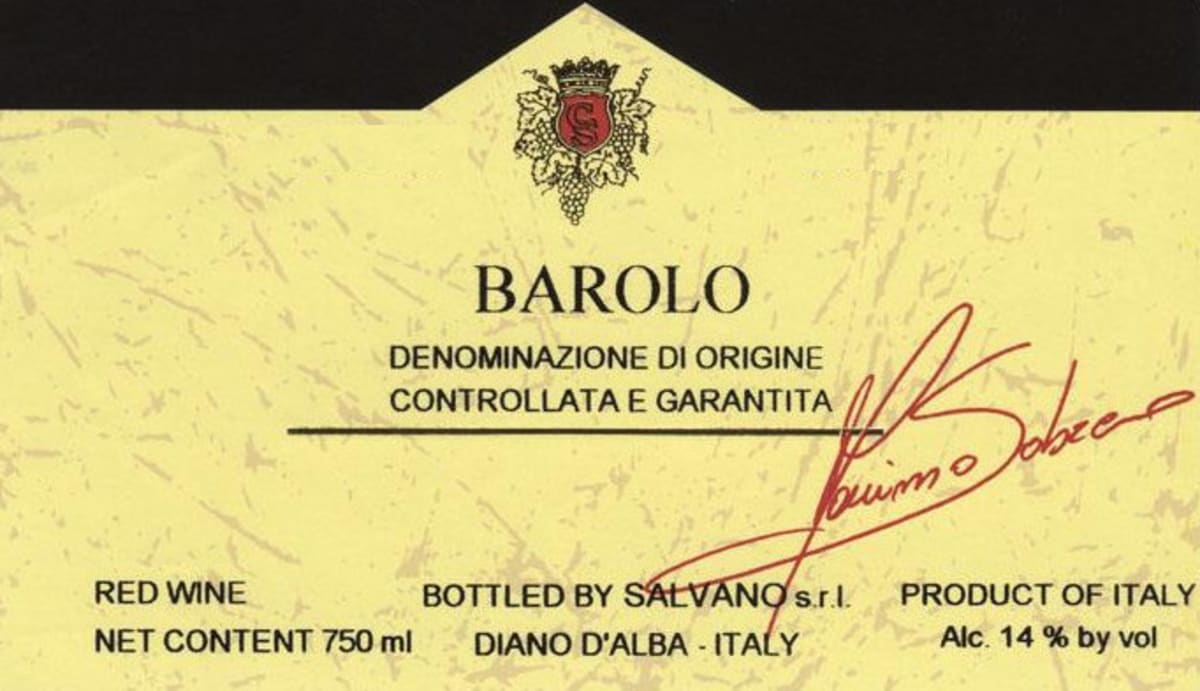 Champagne Clergeot Barolo 2008 Front Label