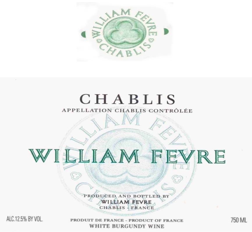 William Fevre Chablis 2006 Front Label