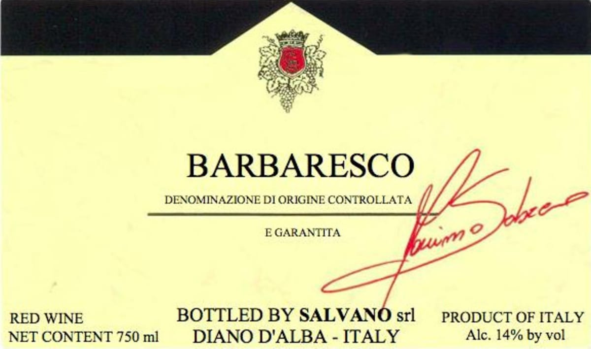Champagne Clergeot Barbaresco 2011 Front Label