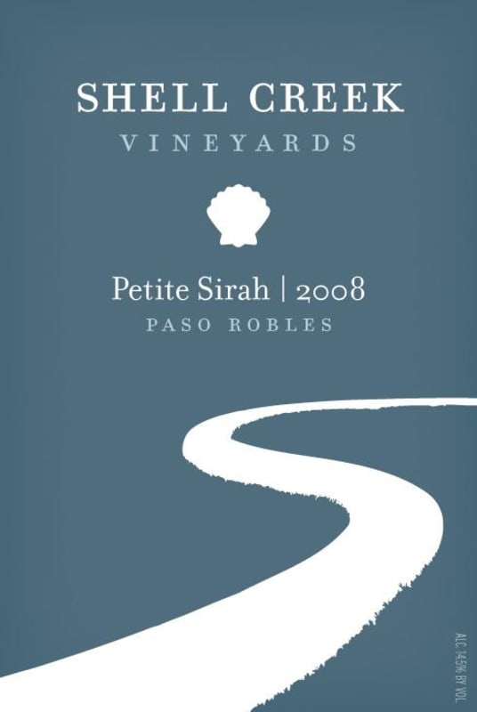 Shell Creek Petite Sirah 2008 Front Label