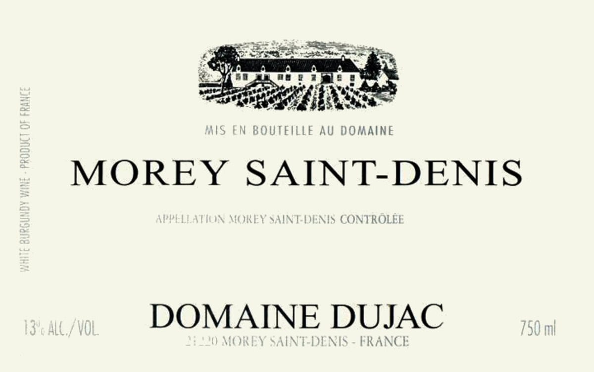 Domaine Dujac Morey Saint Denis 2010 Front Label