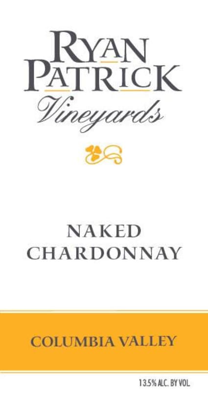 Ryan Patrick Naked Chardonnay 2014 Front Label
