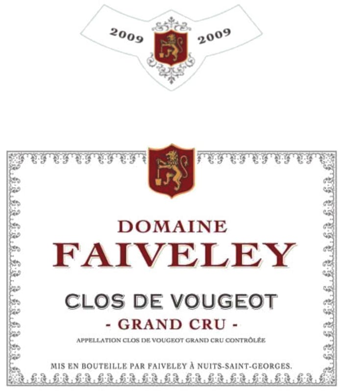 Faiveley Clos de Vougeot Grand Cru 2009 Front Label