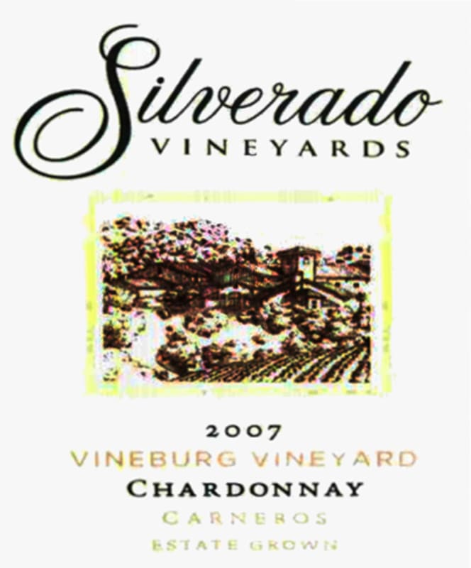 Silverado Carneros Chardonnay 2007 Front Label
