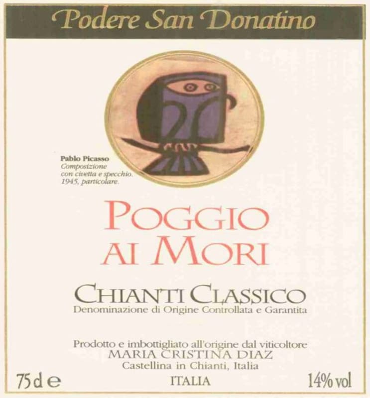San Donatino Chianti Classico Poggio ai Mori 2009 Front Label