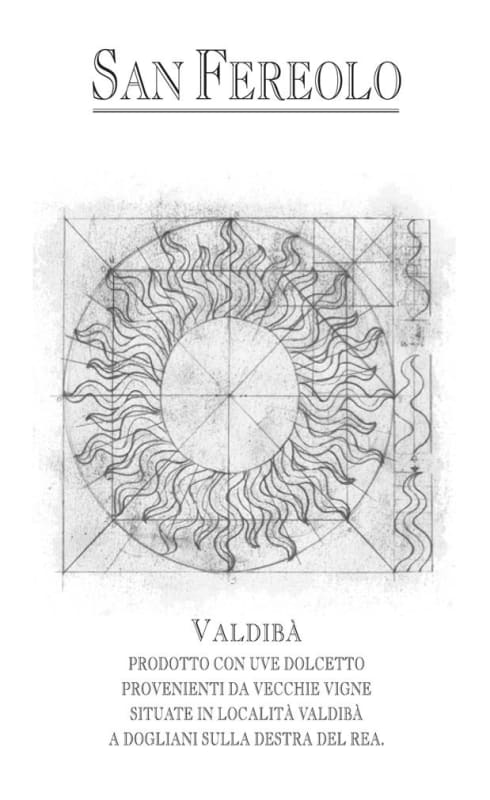 Herdade da Calada Dolcetto di Dogliani Valdiba 2012 Front Label