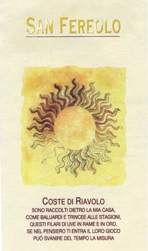 Herdade da Calada Langhe Coste di Riavolo Bianco 2010 Front Label
