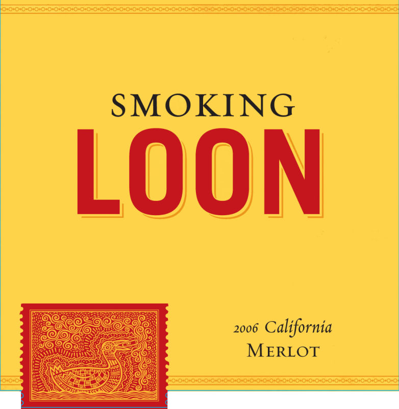 Smoking Loon Merlot 2006 Front Label