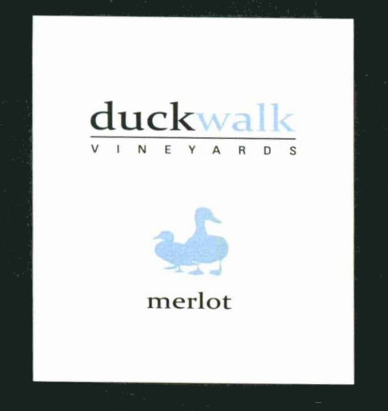 Duck Walk Merlot 2013 Front Label