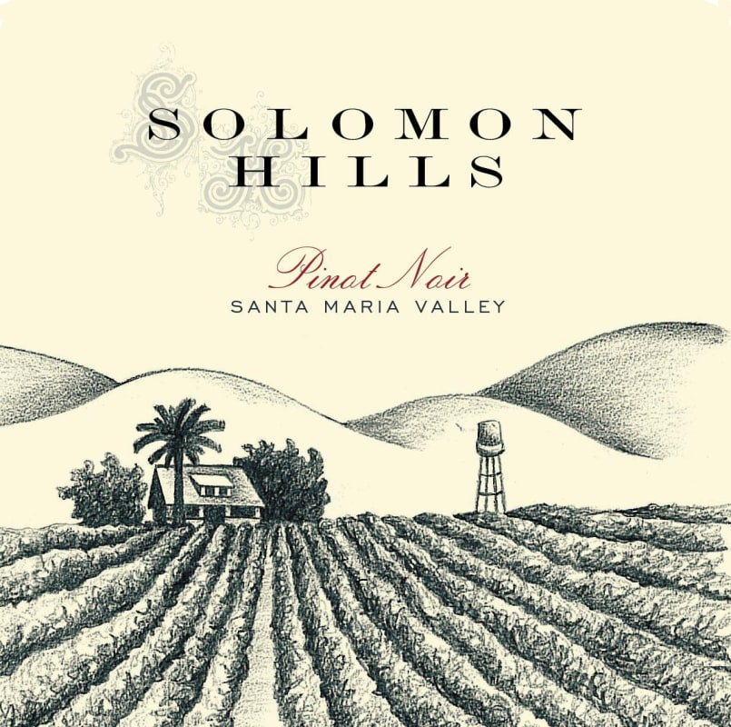 Solomon Hills Estate Pinot Noir 2012 Front Label