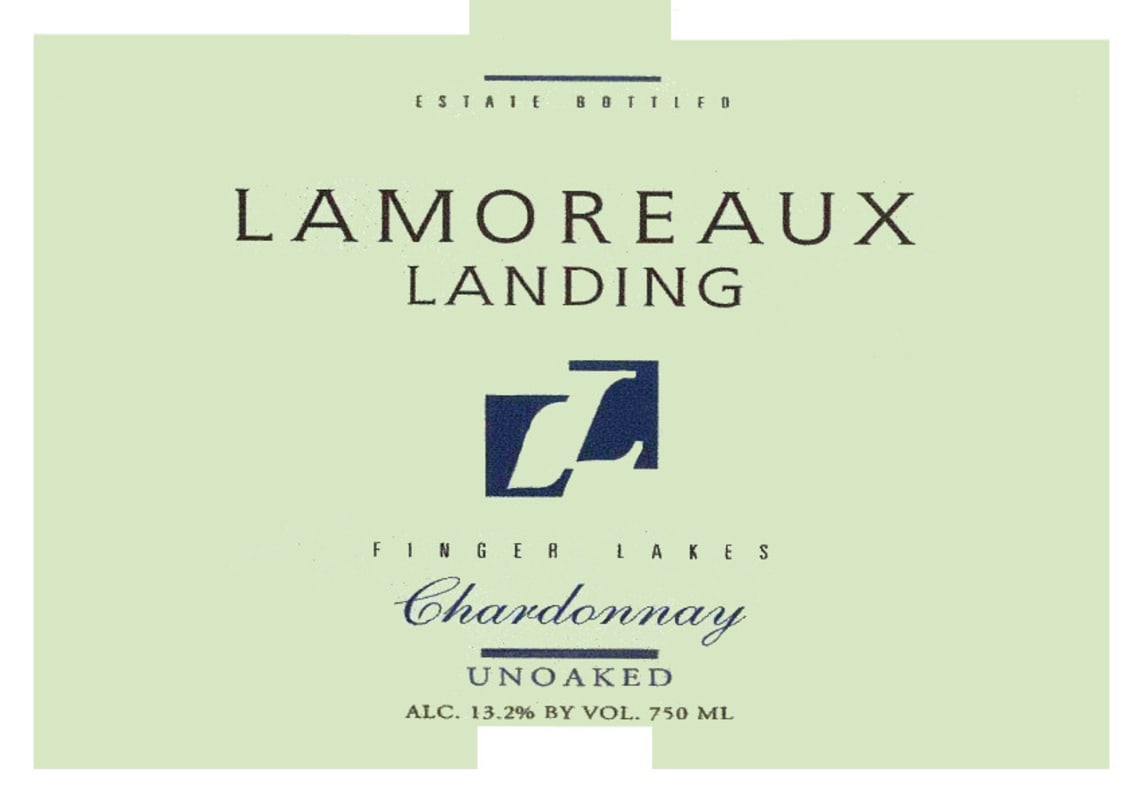 Lamoreaux Landing Unoaked Chardonnay 2011 Front Label