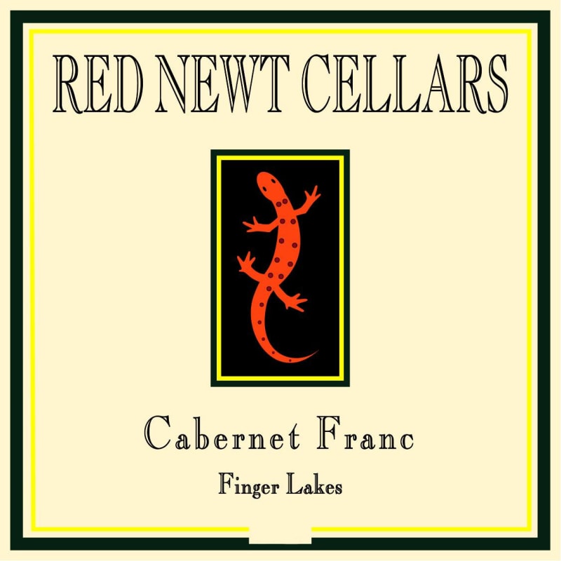Red Newt Cellars Cabernet Franc 2014 Front Label
