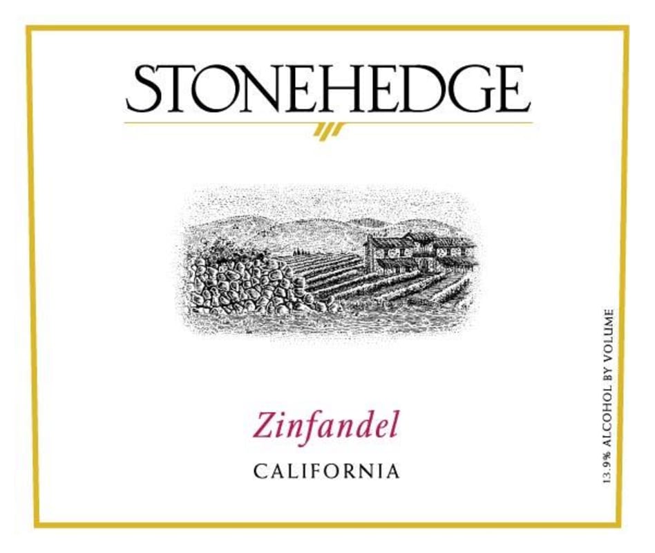 Stonehedge California Zinfandel 2013 Front Label