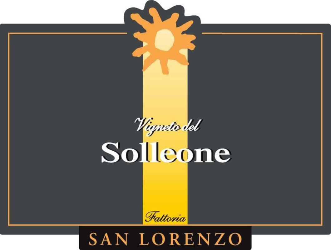 San Lorenzo Marche Rosso Vigneto Solleone 2008 Front Label