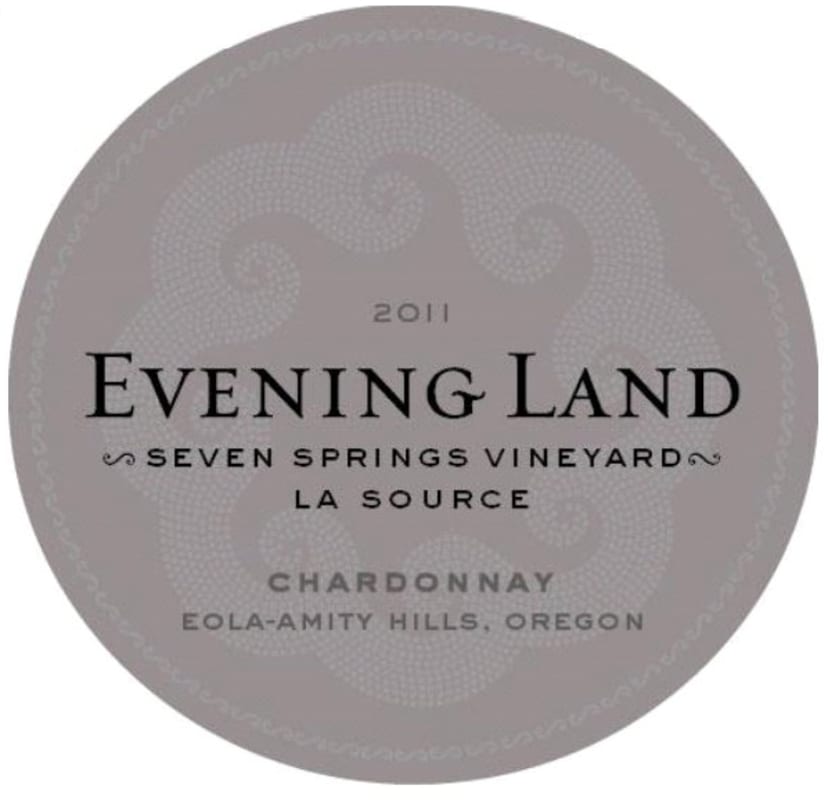 Evening Land Seven Springs Vineyard La Source Chardonnay 2011 Front Label