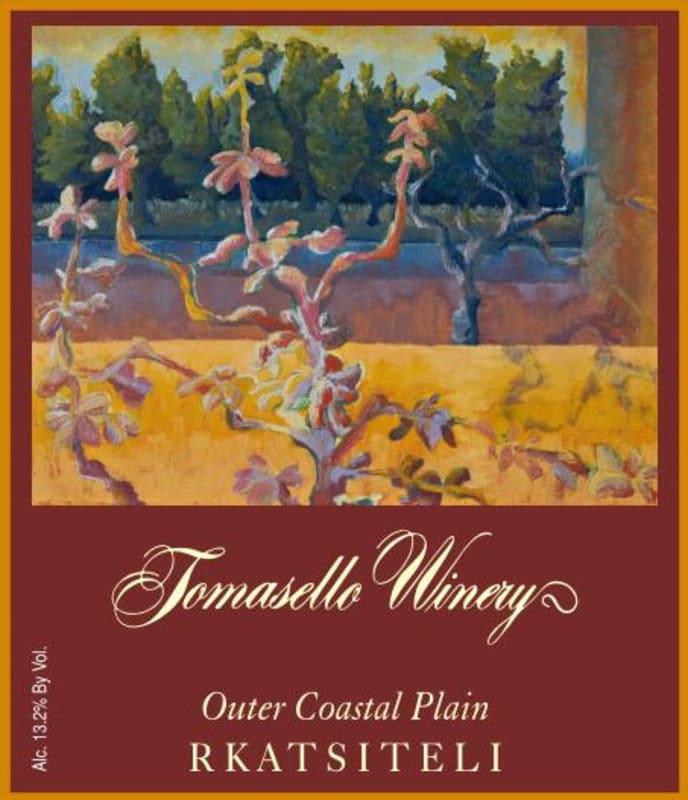 Tomasello Winery Rkatsiteli 2013 Front Label