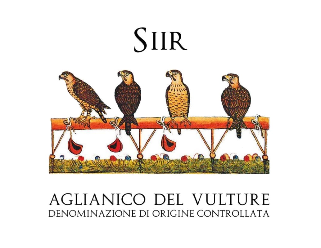 San Martino Aglianico del Vulture Siir 2011 Front Label
