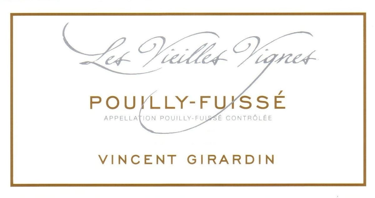 Vincent Girardin Pouilly-Fuisse Les Vieilles Vignes 2010 Front Label
