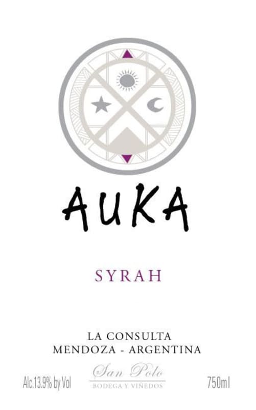 San Polo Bodega & Vinedos Auka Syrah 2007 Front Label