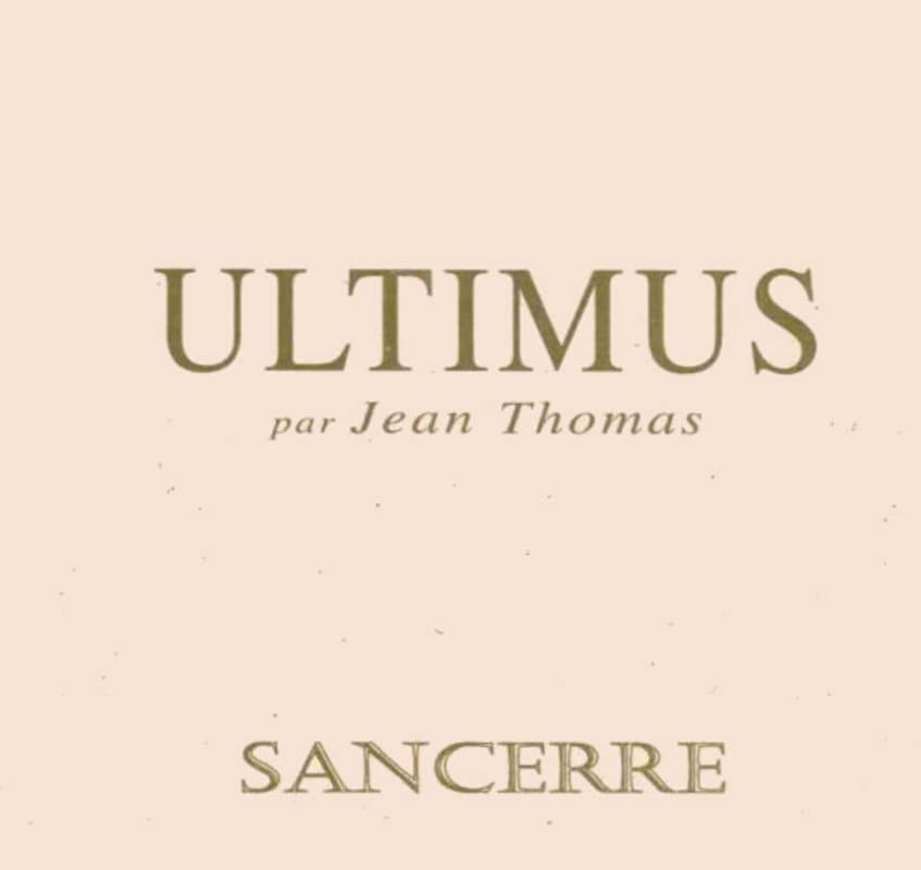 Domaine Thomas & Fils Sancerre Ultimus 2009 Front Label