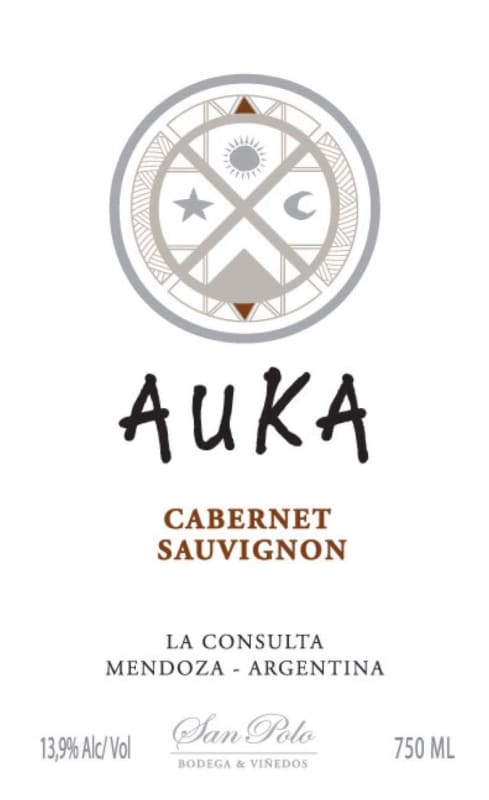 San Polo Bodega & Vinedos Auka Cabernet Sauvignon 2010 Front Label
