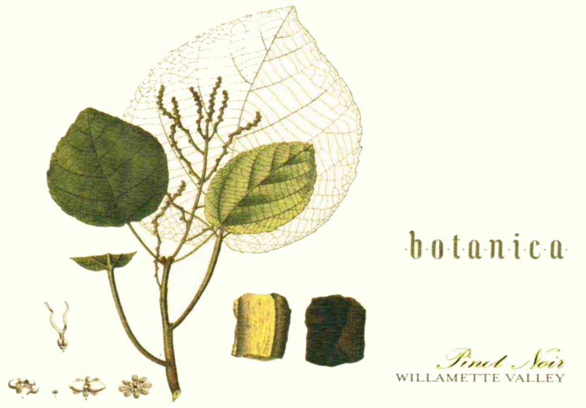 Antica Terra Botanica Pinot Noir 2010 Front Label
