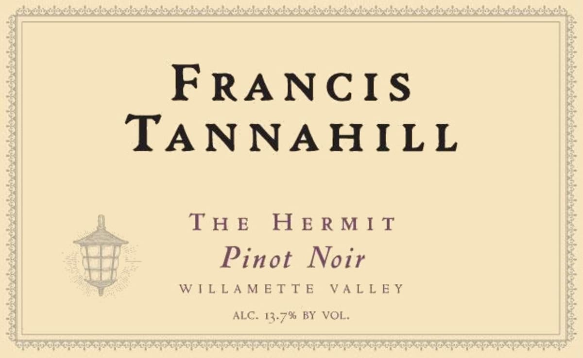 Francis Tannahill The Hermit Pinot Noir 2009 Front Label