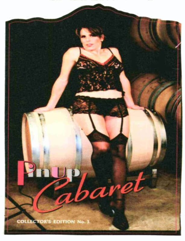 De La Montanya Winery PinUp Cabaret Collectors Edition Red 2006 Front Label