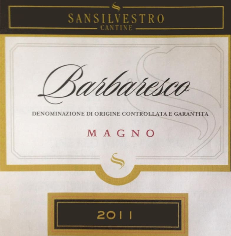 Chateau de Lidonne Barbaresco Magno 2011 Front Label