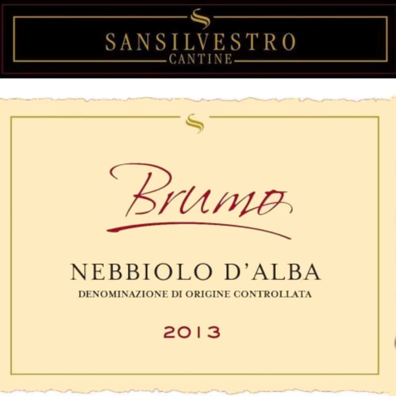 Chateau de Lidonne Nebbiolo d'Alba Brumo 2013 Front Label
