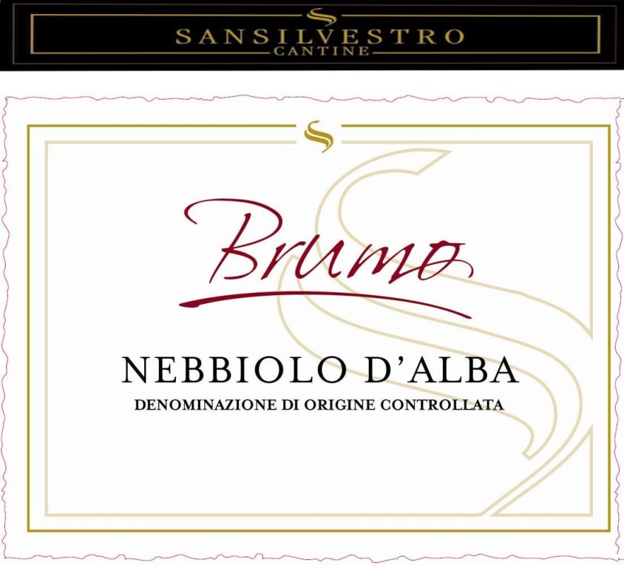 Chateau de Lidonne Nebbiolo d'Alba Brumo 2012 Front Label