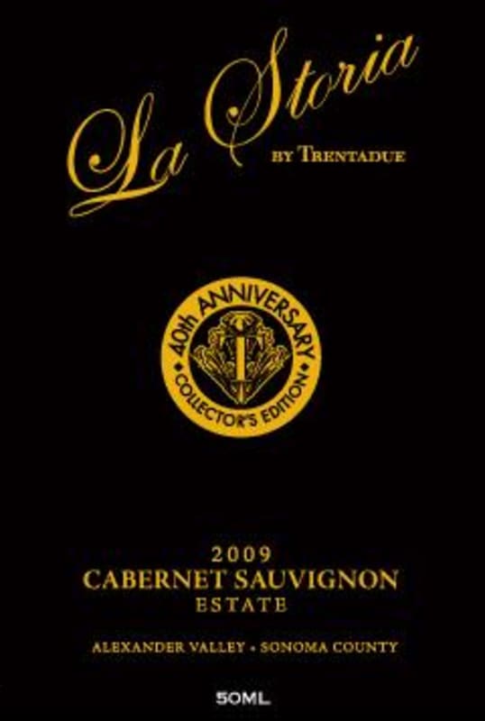 Trentadue La Storia Cabernet Sauvignon 2009 Front Label
