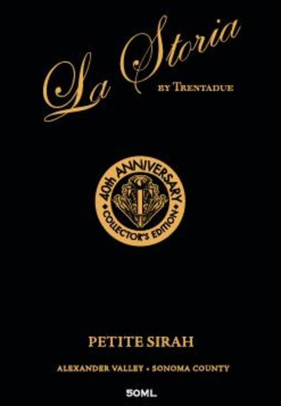 Trentadue La Storia Petite Sirah 2012 Front Label